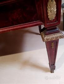 Tavolino vintage di noce masselli, anni 50