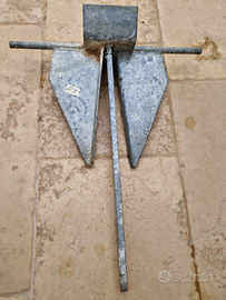 Ancora tipo Danforth zincata 4 kg
