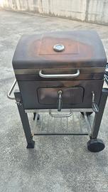 barbecue da giardino con ruote 