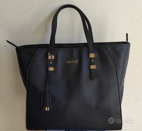 Borsa a spalla Guess blu notte