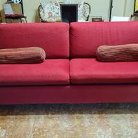 Divano Letto Matrimoniale Rosso