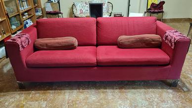 Divano Letto Matrimoniale Rosso