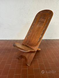 Sedia in legno massello