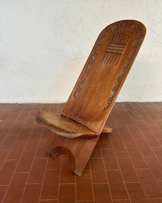Sedia in legno massello
