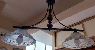  lampadario e piantana arte povera 