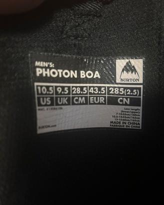 Scarponi da snowboard Uomo Burton Photon BOA