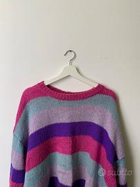 Maglione M - righe pastello