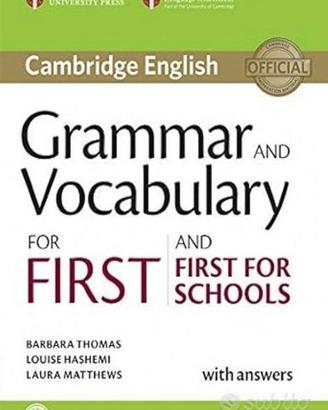 Grammar and Vocabulary for First