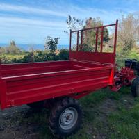 Motozappa con cassone 4x4