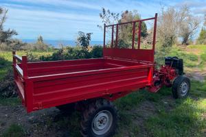 Motozappa con cassone 4x4