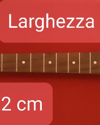 Manico per chitarra tipo Stratocaster 
