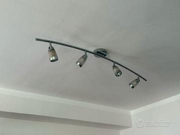 lampadario con faretti