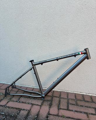 Telaio nevi everest titanio bici mtb gravel