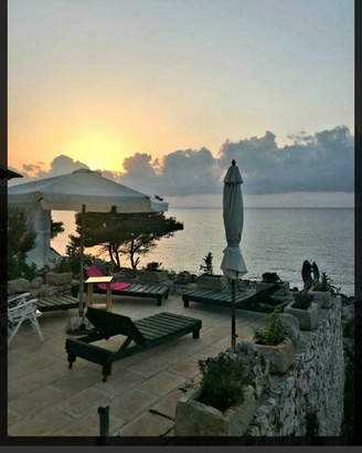 Casa con discesa a mare