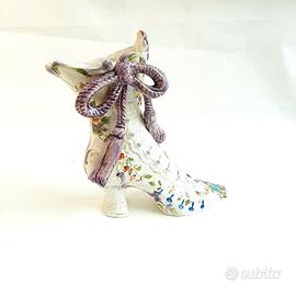 Stivaletto scarpa in ceramica di Bassano