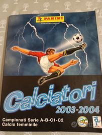 Album figurine calciatori panini 2003/04