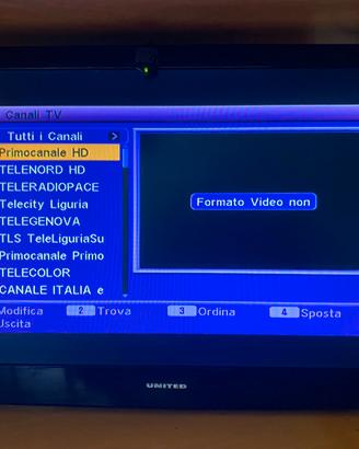 🖥️TV LCD United 22 pollici con decoder e supporto