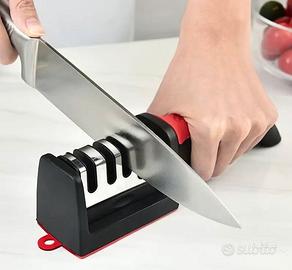 Affilacoltelli manuale_4 fasi di affilatura