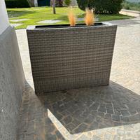 Porta vaso divisorio rattan