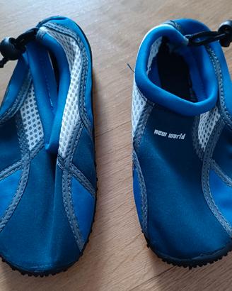 Scarpe mare scogli bambino New World taglia 31