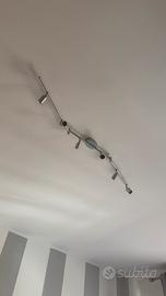 Lampadario con faretti LED