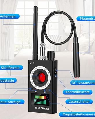 XEOOCE Rilevatore Microspie 4 in 1 – Rilevatore di
