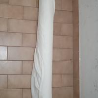 tessuto di raso bianco MT. 30 circa