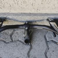 Manubrio bici trekking con comandi Shimano