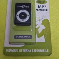 lettore Mp3 con memoria esterna espandibile