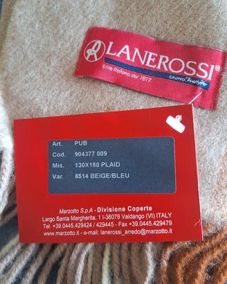 coperta lana Lanerossi