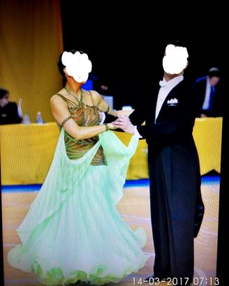 vestito da gara di ballo frak