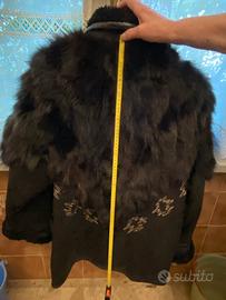 Montone nero donna Carla Buti