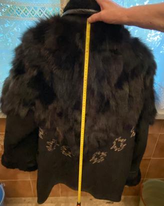 Montone nero donna Carla Buti