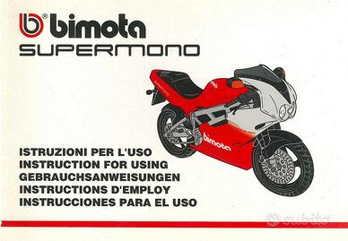 Libretto istruzioni per l'uso Bimota SUPERMONO BB1