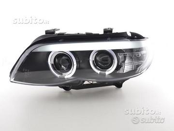 Fari anteriori xenon bmw x5 e53fl 03-07 led angel