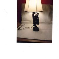 Lampada da tavolo in legno