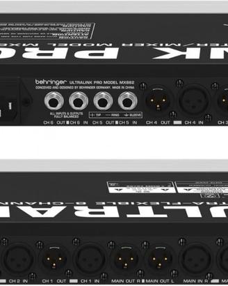 BEHRINGER MX882 V2 ULTRALINK PRO MIXER/SPLITTER MX