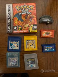 GBA Pokémon rosso fuoco zaffiro argento cristallo