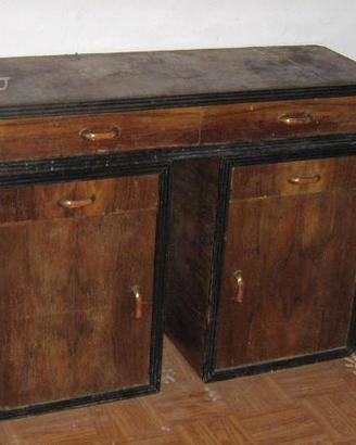 Comodini piu' mobiletto artigianali degli anni 50
