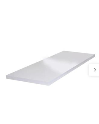 mensola bianco lucido top per lavabo L 150 L49 P4