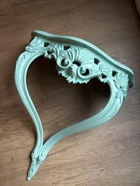 Mensola barocca verde