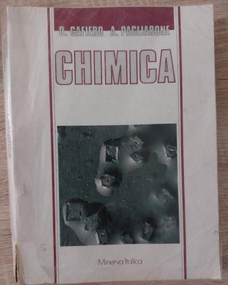 Libro chimica scuole superiori anni '90