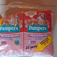 Mutandine Pampers N*4,baby DRY N5