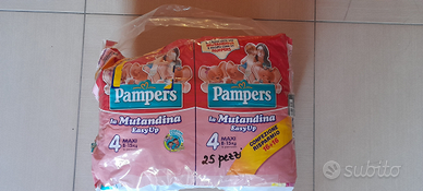 Mutandine Pampers N*4,baby DRY N5