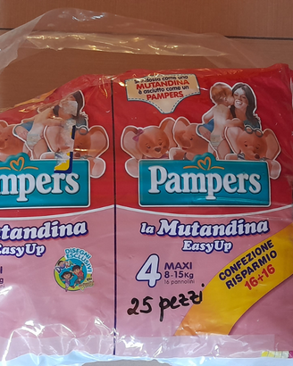 Mutandine Pampers N*4,baby DRY N5