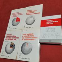 5 volumi di Termotecnica M.Coniglio