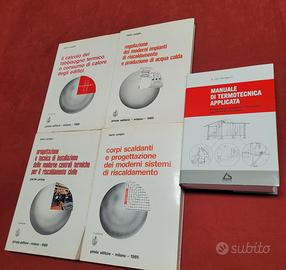 5 volumi di Termotecnica M.Coniglio