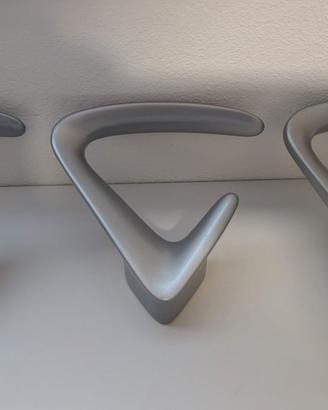 3 ATTACCAPANNI DA PARETE