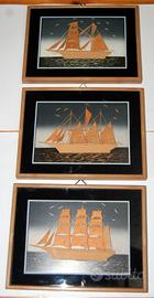 Quadri in sughero navi giapponesi