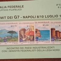 Francobolli Lega Nord "Ottava Emissione" Nuovi